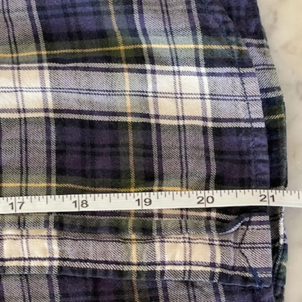 RALPH LAUREN Boys Blue Plaid Tartan Button Down Shirt Long Sleeve 6